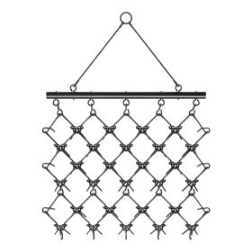 Drag Harrow 5.8 x 4.8 ft Chain Harrow ATV Lawn Rake for Landscape Leveling