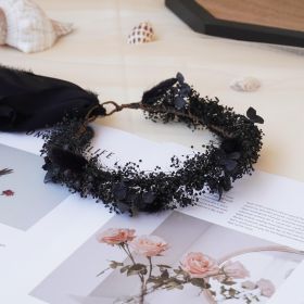 Gypsophila Crown, Dried Flower Crown, Bridal Wedding, Daily Party, Birthday Suitable Crown (Option: Adult)